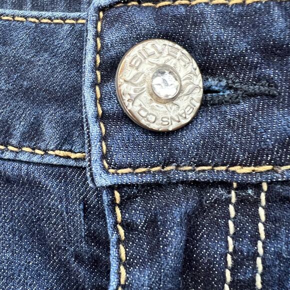 Silver Jean Co Jeans Women's W26 L29 (2) Blue November Jegging Skinny Normcore - Picture 8 of 15